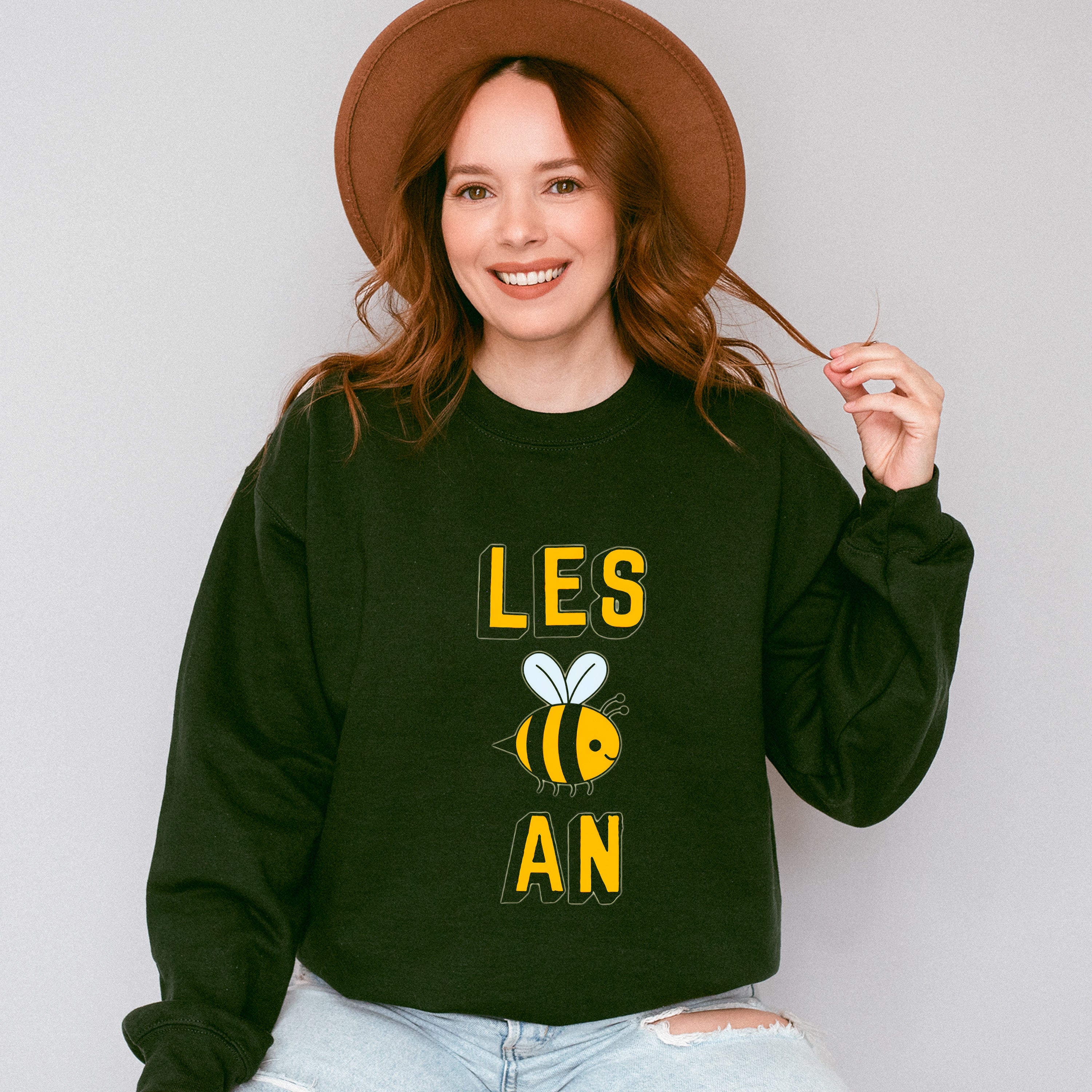 Les-Bee-An - Lesbian Unisex Crewneck T-Shirt Sweatshirt Hoodie