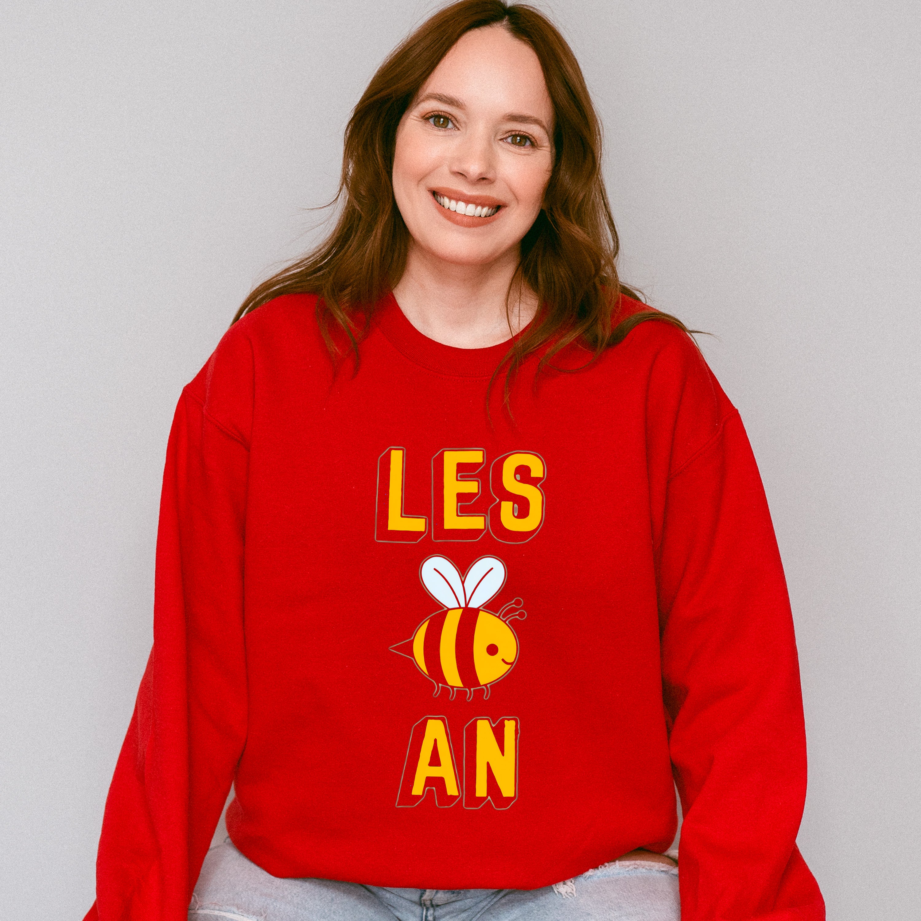 Les-Bee-An - Lesbian Unisex Crewneck T-Shirt Sweatshirt Hoodie