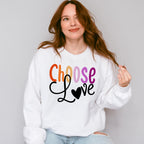 Choose Love - Lesbian Unisex Crewneck T-Shirt Sweatshirt Hoodie