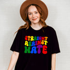 Straight Against Hate - Gay Unisex Crewneck T-Shirt Sweatshirt Hoodie