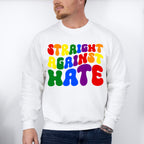 Straight Against Hate - Gay Unisex Crewneck T-Shirt Sweatshirt Hoodie