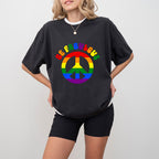 Be Fabulous Peace Sign - Gay Unisex Crewneck T-Shirt Sweatshirt Hoodie