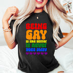 Being Gay Is Like Glitter - Gay Unisex Crewneck T-Shirt Sweatshirt Hoodie