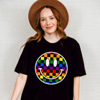 Colorful Smiley Design - Gay Unisex Crewneck T-Shirt Sweatshirt Hoodie
