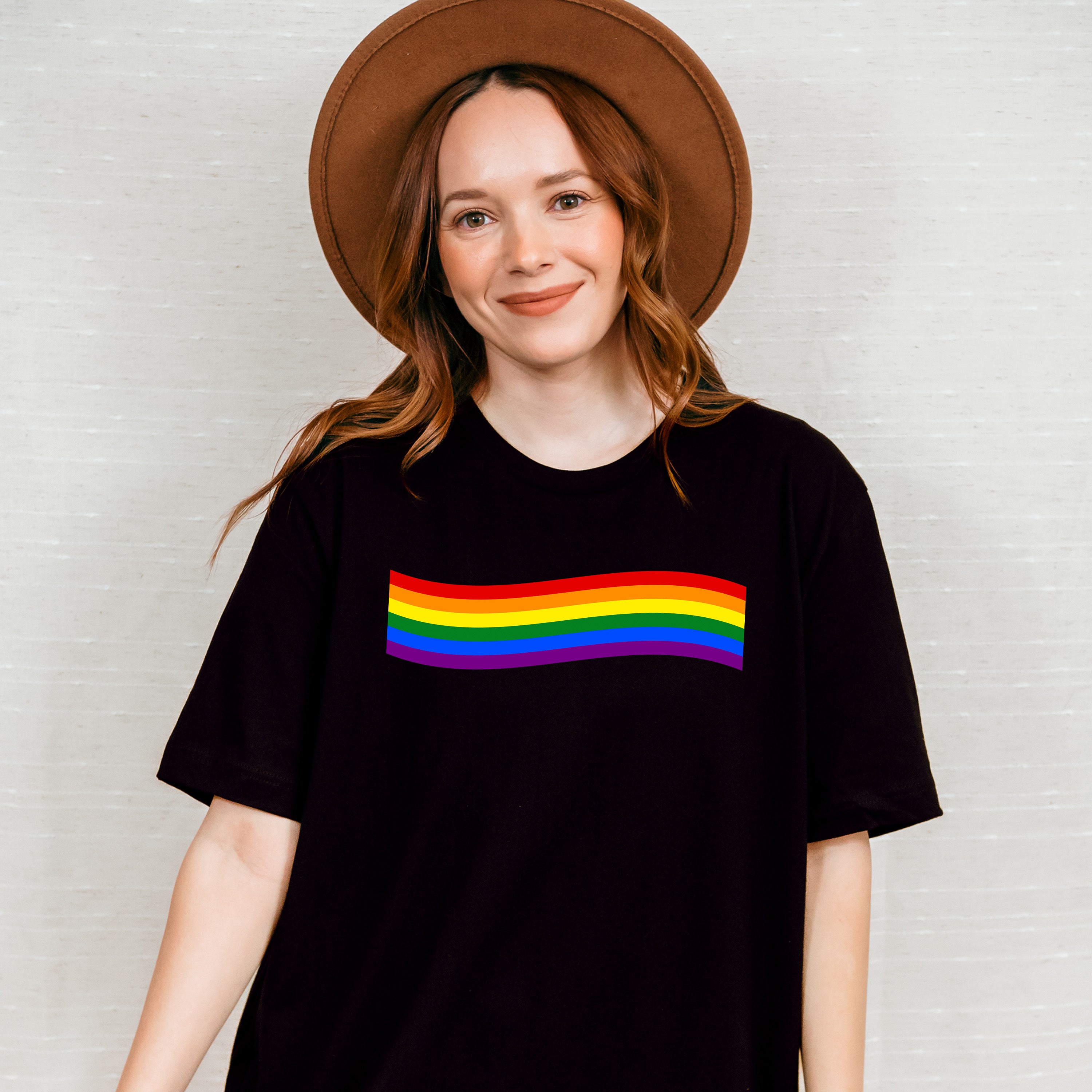 Pride Flag Design - Gay Unisex Crewneck T-Shirt Sweatshirt Hoodie
