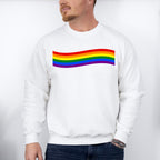 Pride Flag Design - Gay Unisex Crewneck T-Shirt Sweatshirt Hoodie