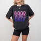 Good Vibes Only Purple Gradient Design - Good Vibes Unisex Crewneck T-Shirt Sweatshirt Hoodie