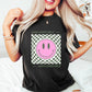 Good Vibes Only Checkered Smiley Design - Good Vibes Unisex Crewneck T-Shirt Sweatshirt Hoodie