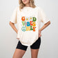 Good Vibes Only Flower Hippie Design - Good Vibes Unisex Crewneck T-Shirt Sweatshirt Hoodie