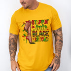 High Heels Steppin Into Black History Design Black Lives Matter Unisex Crewneck T-Shirt Sweatshirt Hoodie