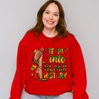 High Heels Steppin Into Black History Design Black Lives Matter Unisex Crewneck T-Shirt Sweatshirt Hoodie
