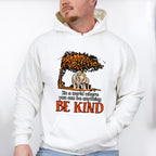 Be Kind Elephant Tree Design - Be Kind Unisex Crewneck T-Shirt Sweatshirt Hoodie
