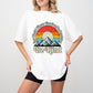 Be Kind Mountain Sun Colorful Design - Be Kind Unisex Crewneck T-Shirt Sweatshirt Hoodie