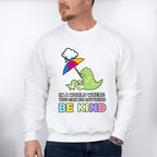 Be Kind Dinosaur Umbrella Design - Be Kind Unisex Crewneck T-Shirt Sweatshirt Hoodie