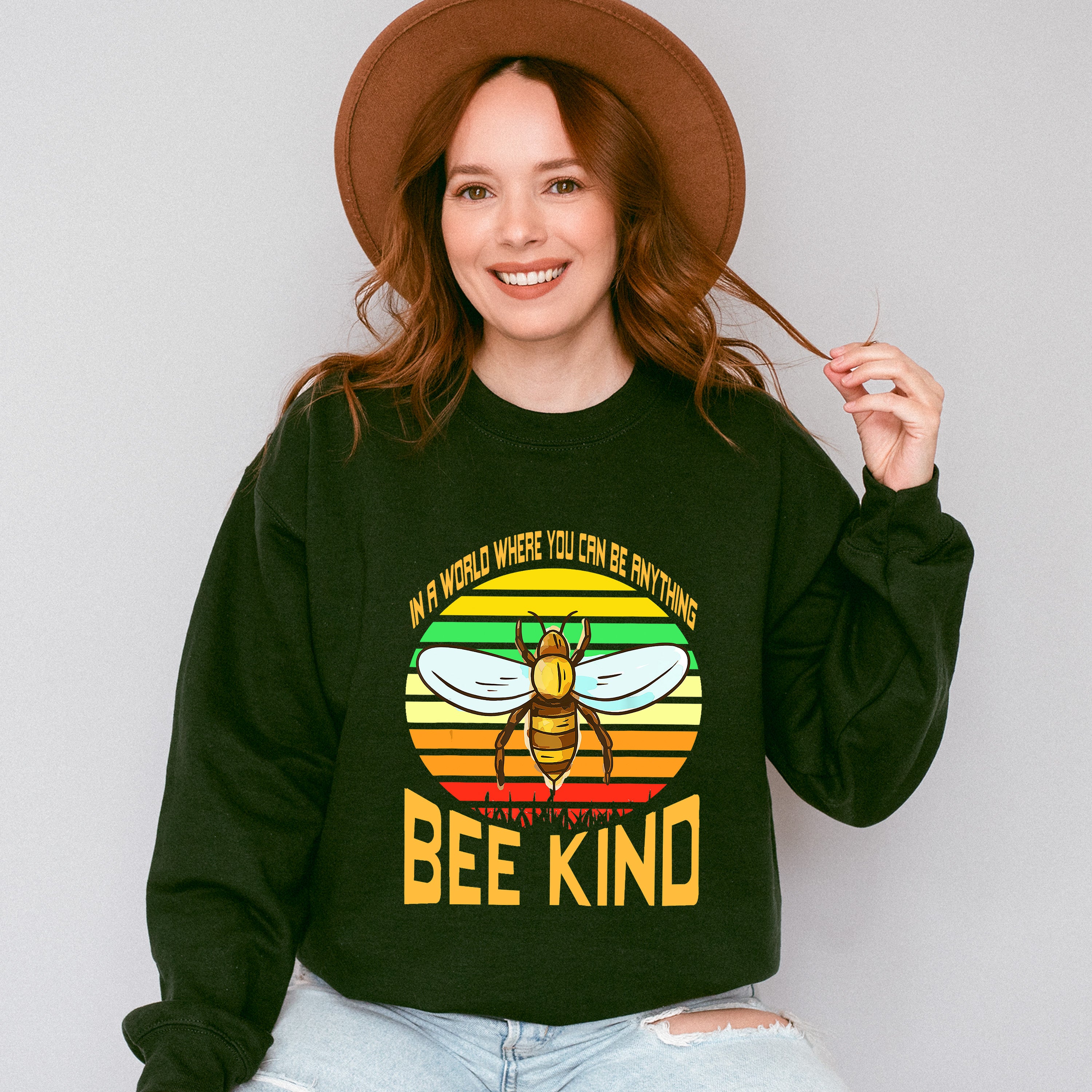 You Can Be Anything Bee Kind - Be Kind Unisex Crewneck T-Shirt Sweatshirt Hoodie
