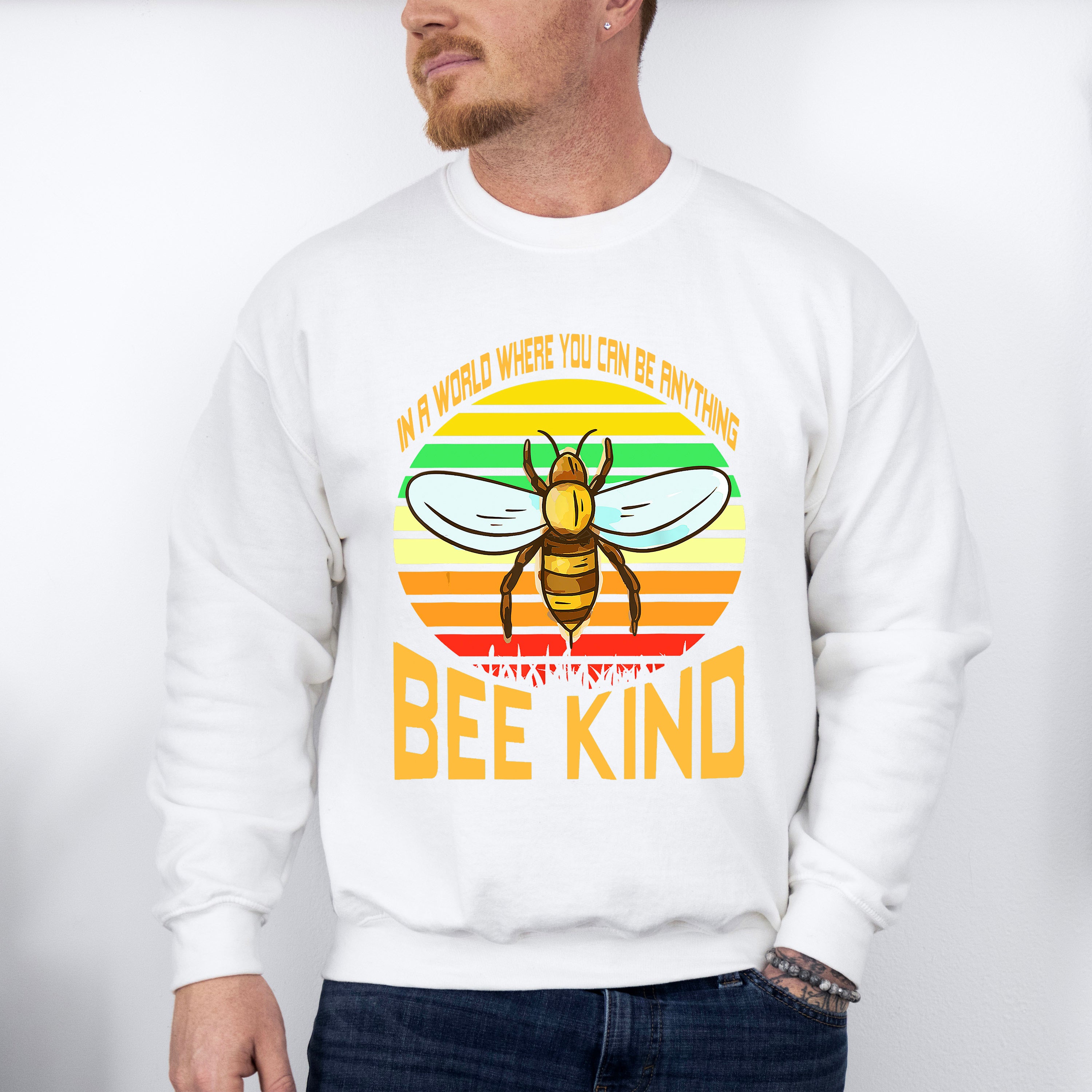You Can Be Anything Bee Kind - Be Kind Unisex Crewneck T-Shirt Sweatshirt Hoodie