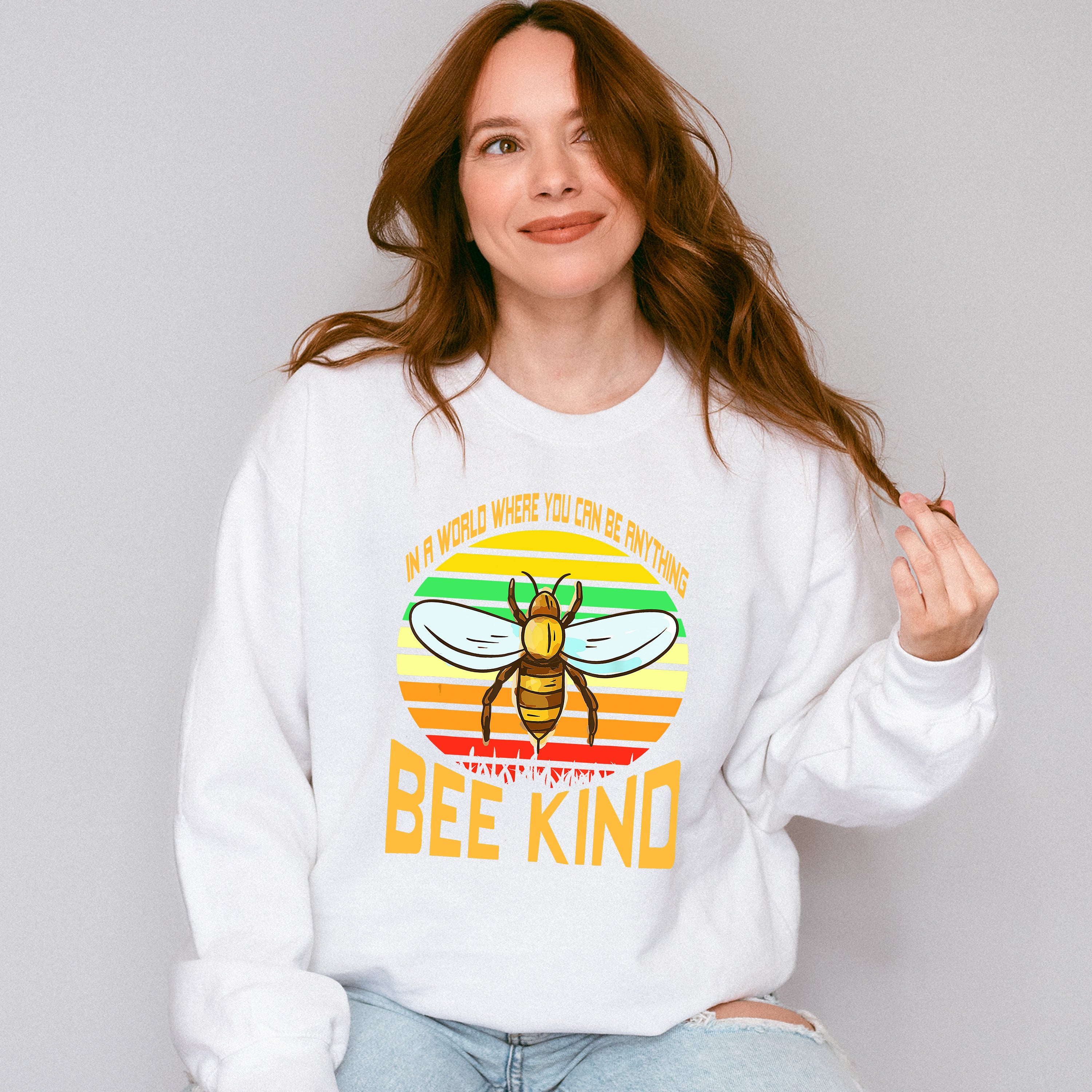 You Can Be Anything Bee Kind - Be Kind Unisex Crewneck T-Shirt Sweatshirt Hoodie