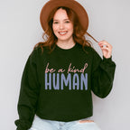 Be A Kind Human - Be Kind Unisex Crewneck T-Shirt Sweatshirt Hoodie