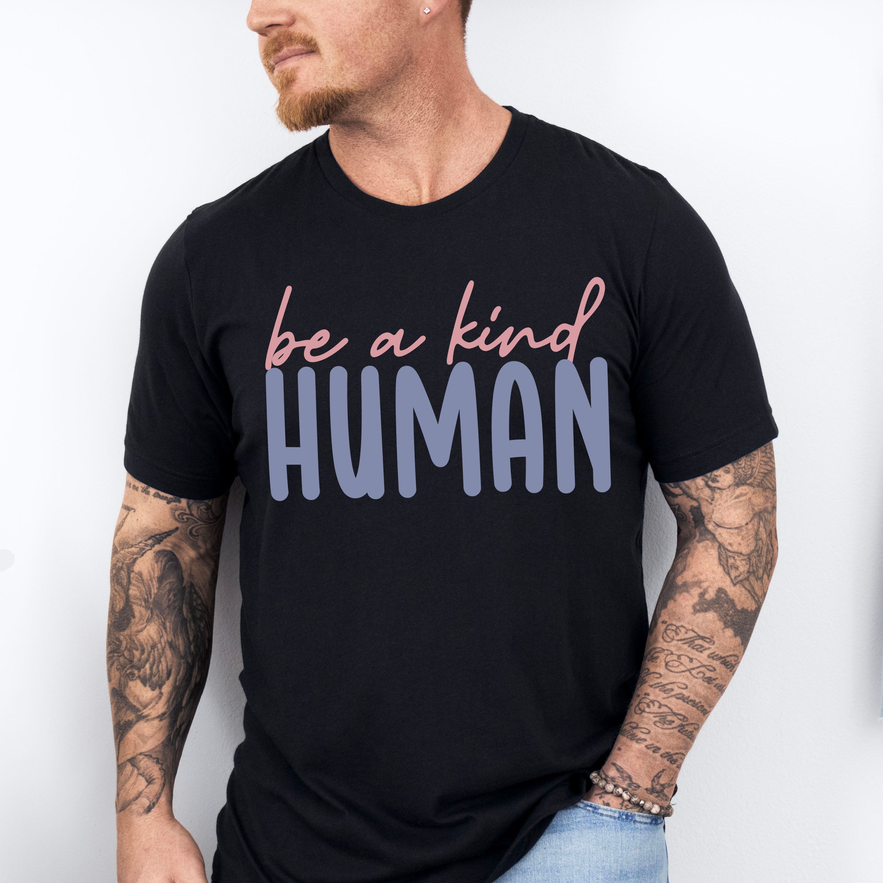 Be A Kind Human - Be Kind Unisex Crewneck T-Shirt Sweatshirt Hoodie