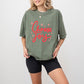 Choose Joy Red Cursive Design - Quotes Unisex Crewneck T-Shirt Sweatshirt Hoodie