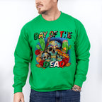 Day Of The Dead Cactus Design - Day Of The Dead Unisex Crewneck T-Shirt Sweatshirt Hoodie