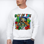 Day Of The Dead Cactus Design - Day Of The Dead Unisex Crewneck T-Shirt Sweatshirt Hoodie