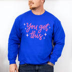You Got This Pink Cursive Design - Quotes Unisex Crewneck T-Shirt Sweatshirt Hoodie