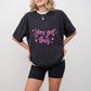 You Got This Pink Cursive Design - Quotes Unisex Crewneck T-Shirt Sweatshirt Hoodie