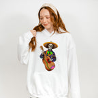 Guitar Playing Skeleton - Day Of The Dead Unisex Crewneck T-Shirt Sweatshirt Hoodie