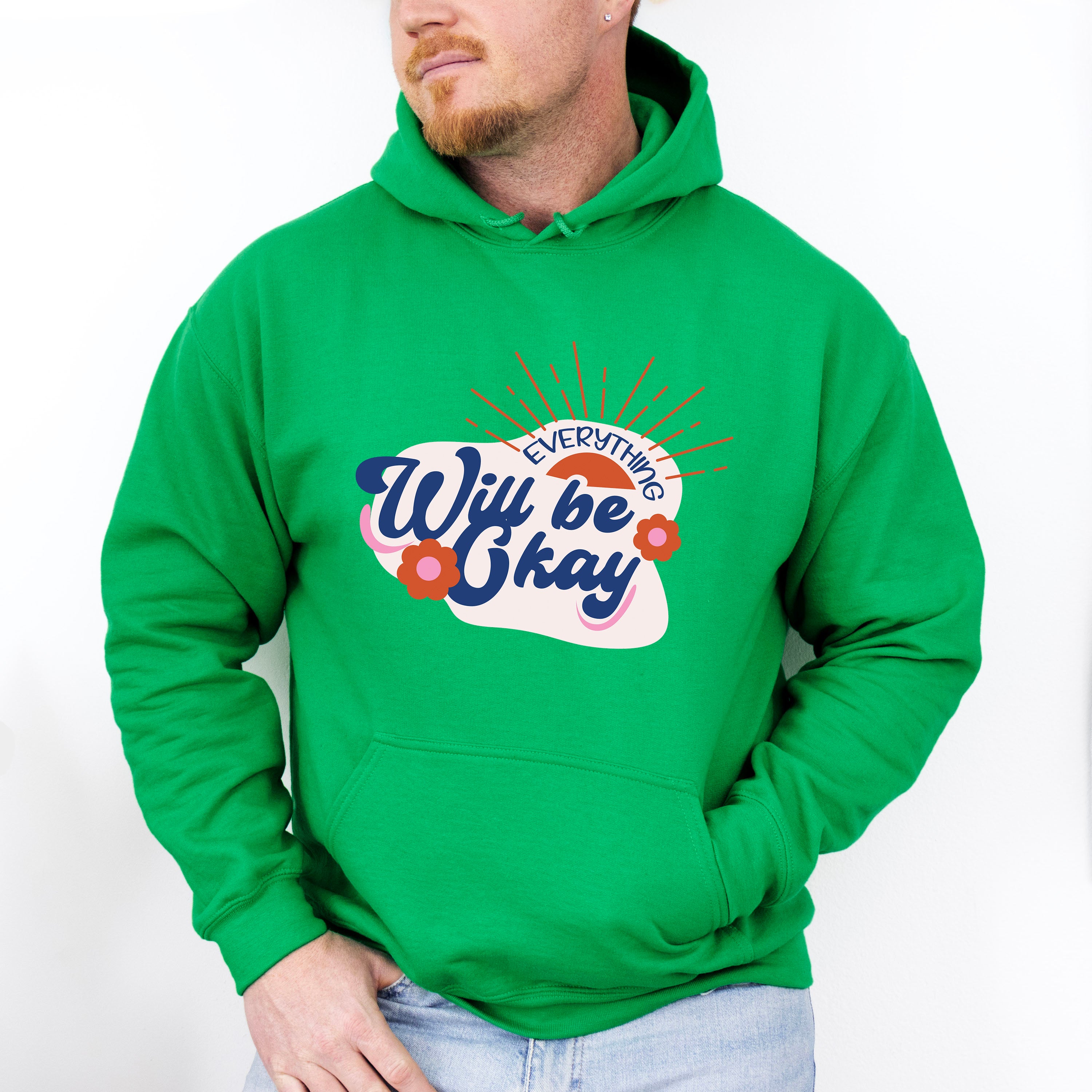 Everything Will Be Okay - Quotes Unisex Crewneck T-Shirt Sweatshirt Hoodie