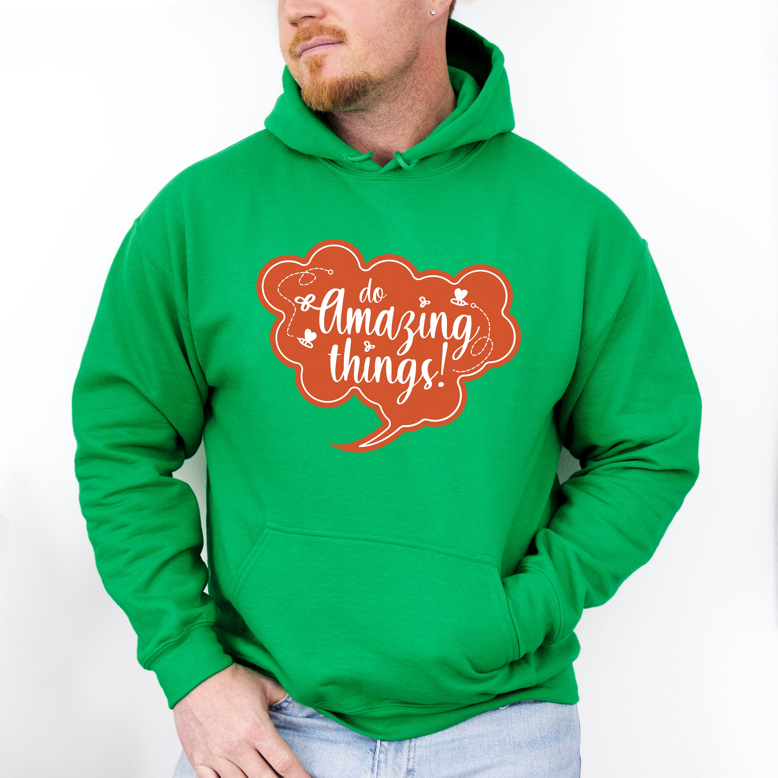 Do Amazing Things Orange Design - Quotes Unisex Crewneck T-Shirt Sweatshirt Hoodie