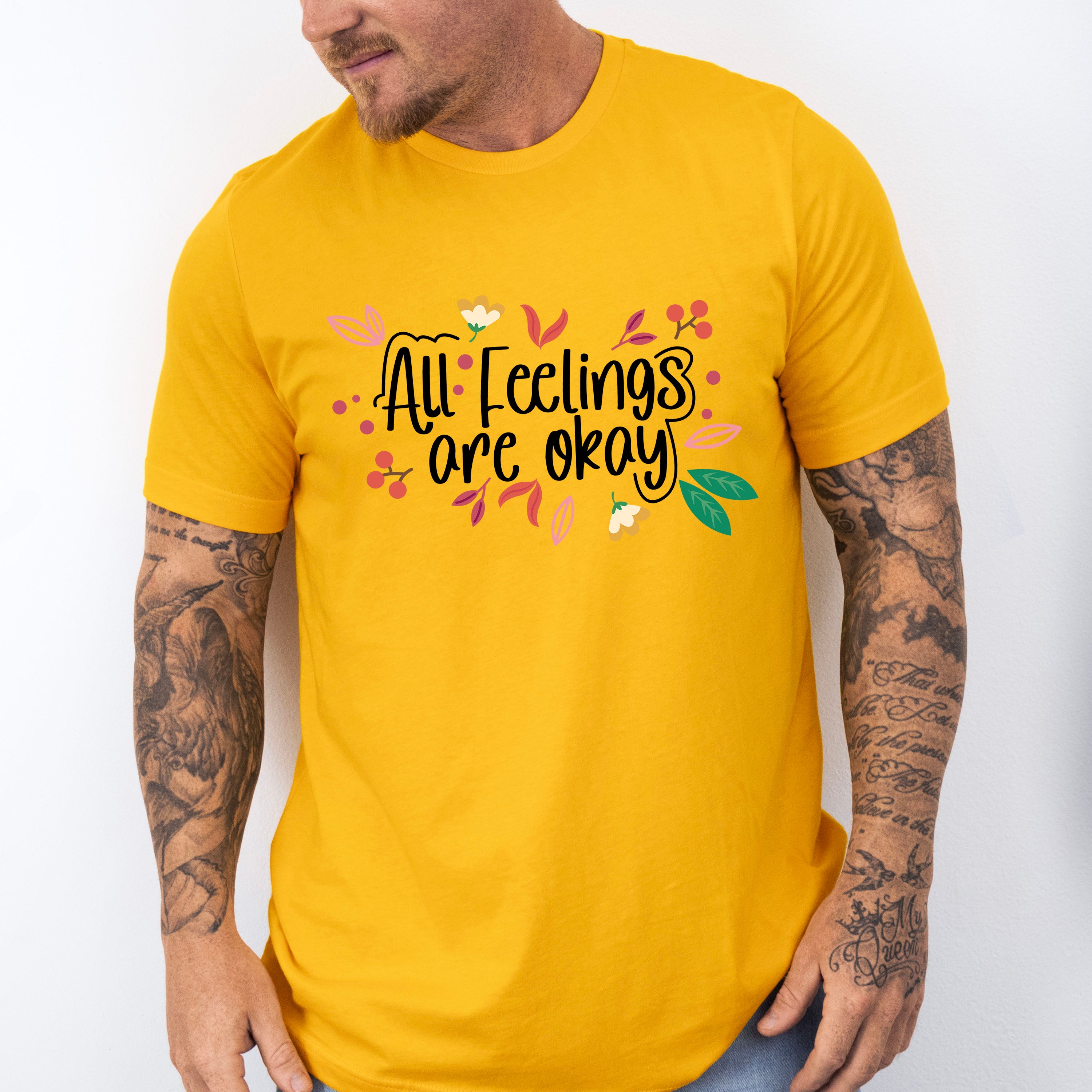 All Feelings Are Okay - Quotes Unisex Crewneck T-Shirt Sweatshirt Hoodie