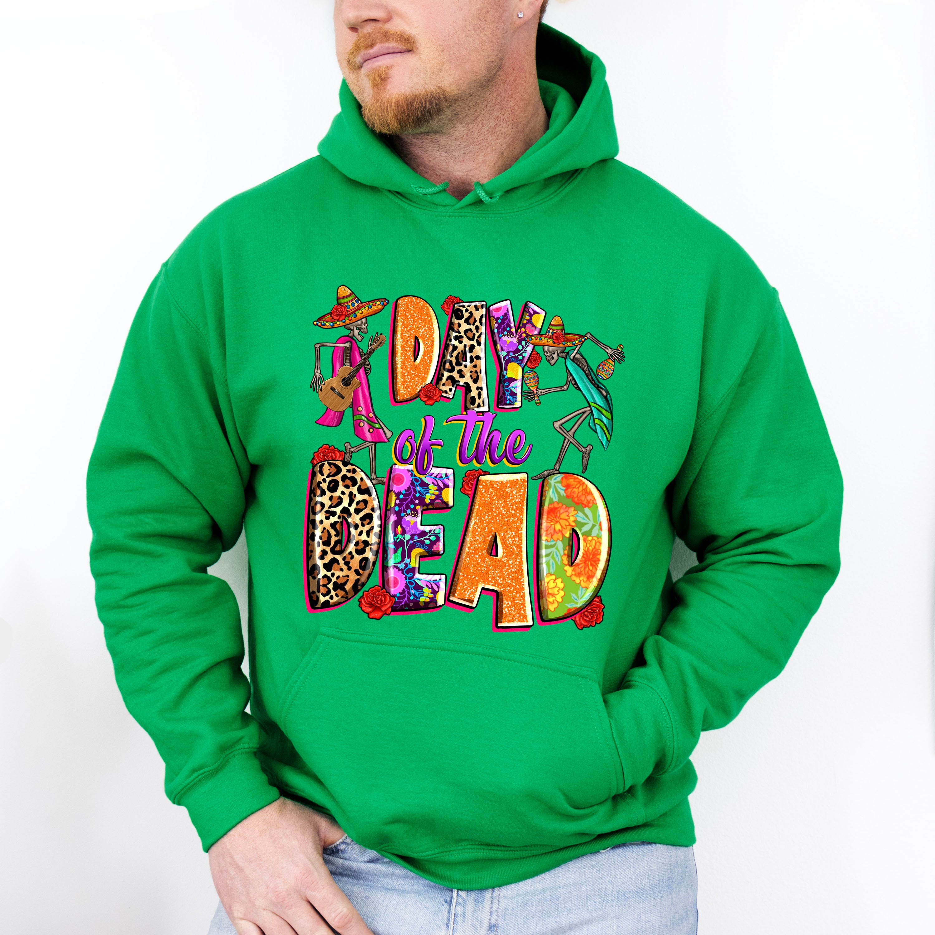 Day Of The Dead Skeletons - Day Of The Dead Unisex Crewneck T-Shirt Sweatshirt Hoodie
