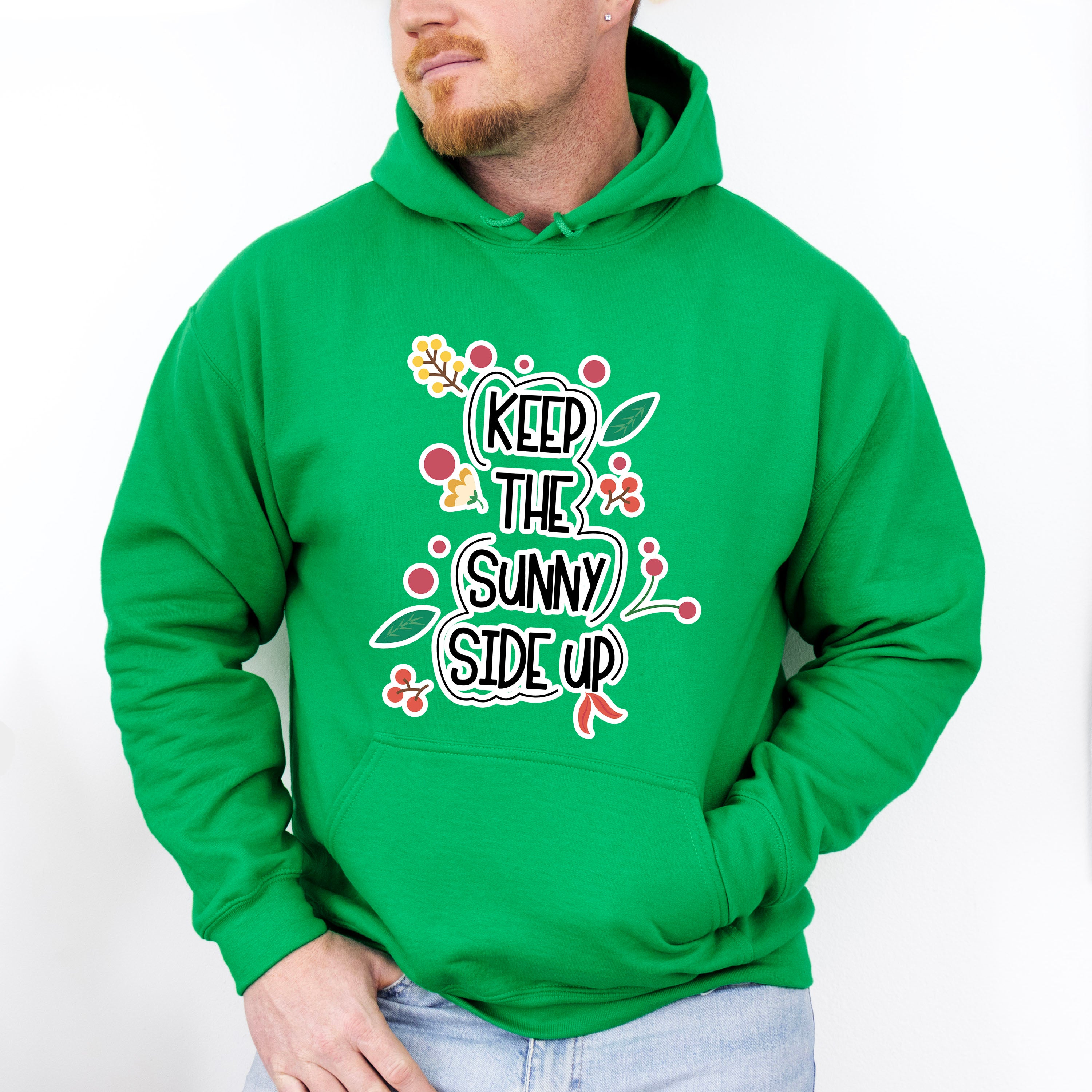 Keep The Sunny Side Up - Quotes Unisex Crewneck T-Shirt Sweatshirt Hoodie