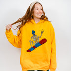 Skeleton Snowboard Design - Skeleton Unisex Crewneck T-Shirt Sweatshirt Hoodie