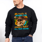 Somewhere Where The Summer Lasted All Year Round - Skeleton Unisex Crewneck T-Shirt Sweatshirt Hoodie
