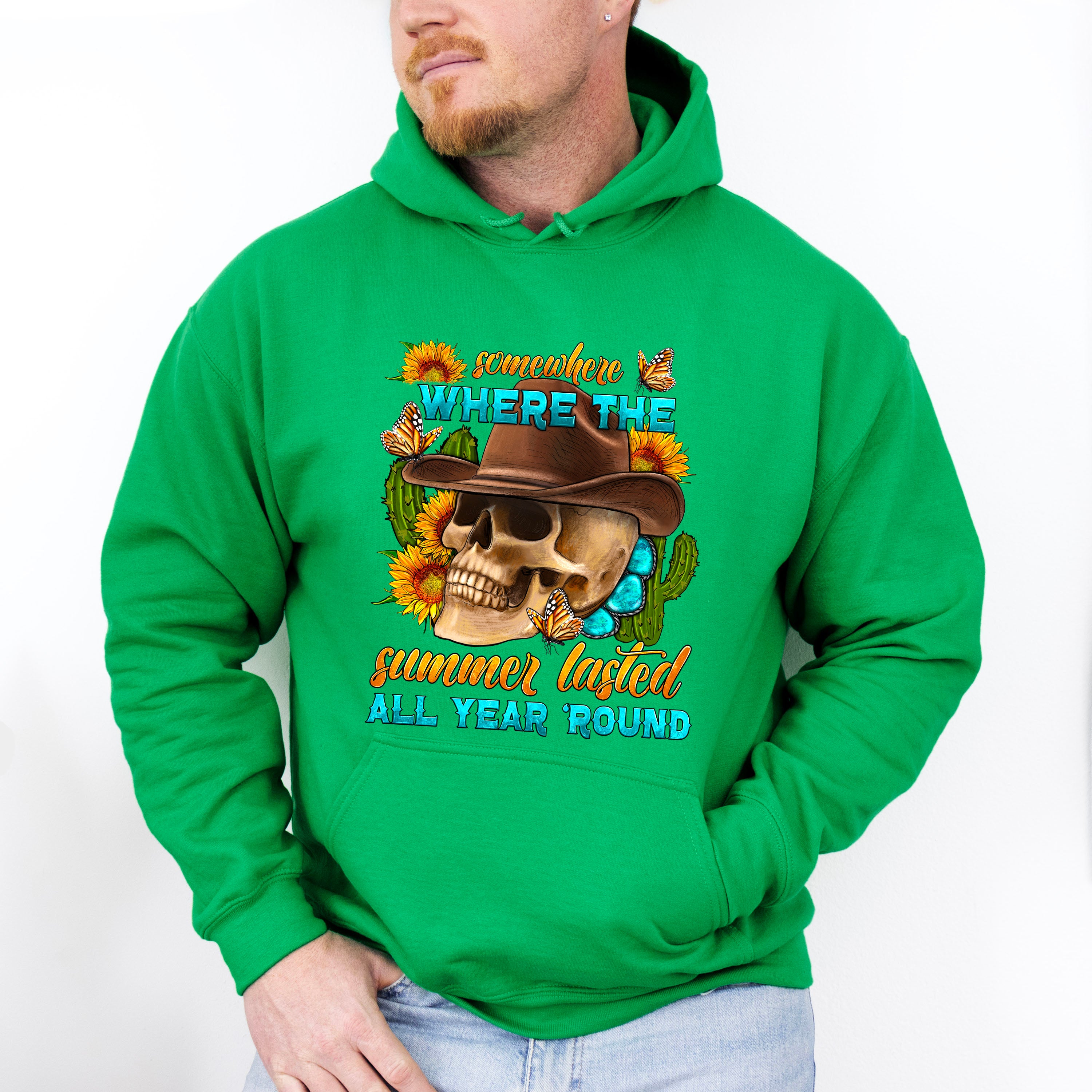 Somewhere Where The Summer Lasted All Year Round - Skeleton Unisex Crewneck T-Shirt Sweatshirt Hoodie