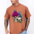 Skeleton Winter Hot Chocolate Design - Skeleton Unisex Crewneck T-Shirt Sweatshirt Hoodie