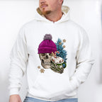 Skeleton Winter Hot Chocolate Design - Skeleton Unisex Crewneck T-Shirt Sweatshirt Hoodie