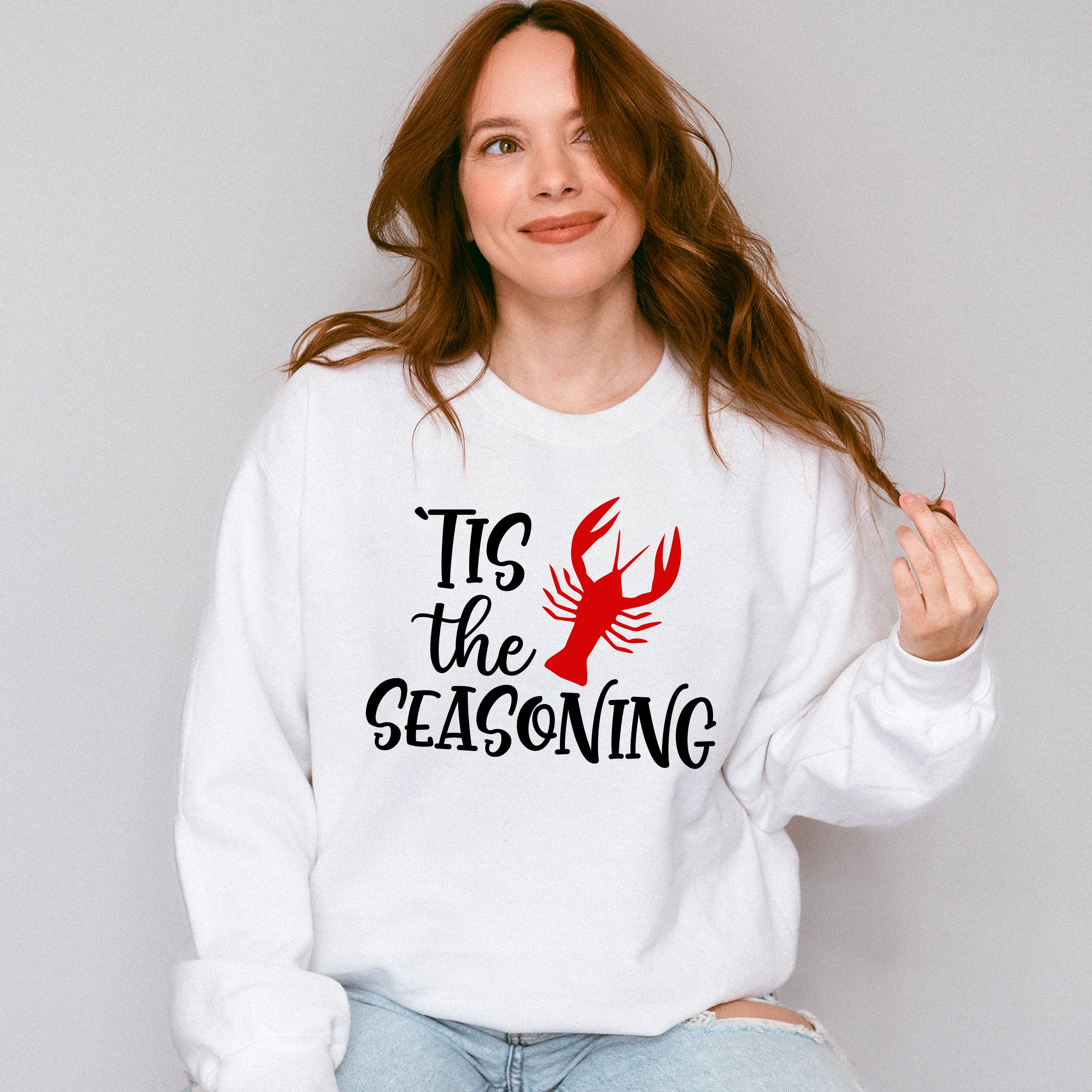 'Tis The Seasoning - Crawfish Unisex Crewneck T-Shirt Sweatshirt Hoodie