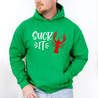 Suck It Crawfish Design - Crawfish Unisex Crewneck T-Shirt Sweatshirt Hoodie