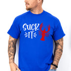 Suck It Crawfish Design - Crawfish Unisex Crewneck T-Shirt Sweatshirt Hoodie