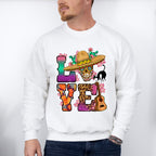 LOVE Skull Design - Day Of The Dead Unisex Crewneck T-Shirt Sweatshirt Hoodie