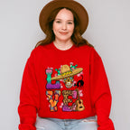 LOVE Skull Design - Day Of The Dead Unisex Crewneck T-Shirt Sweatshirt Hoodie