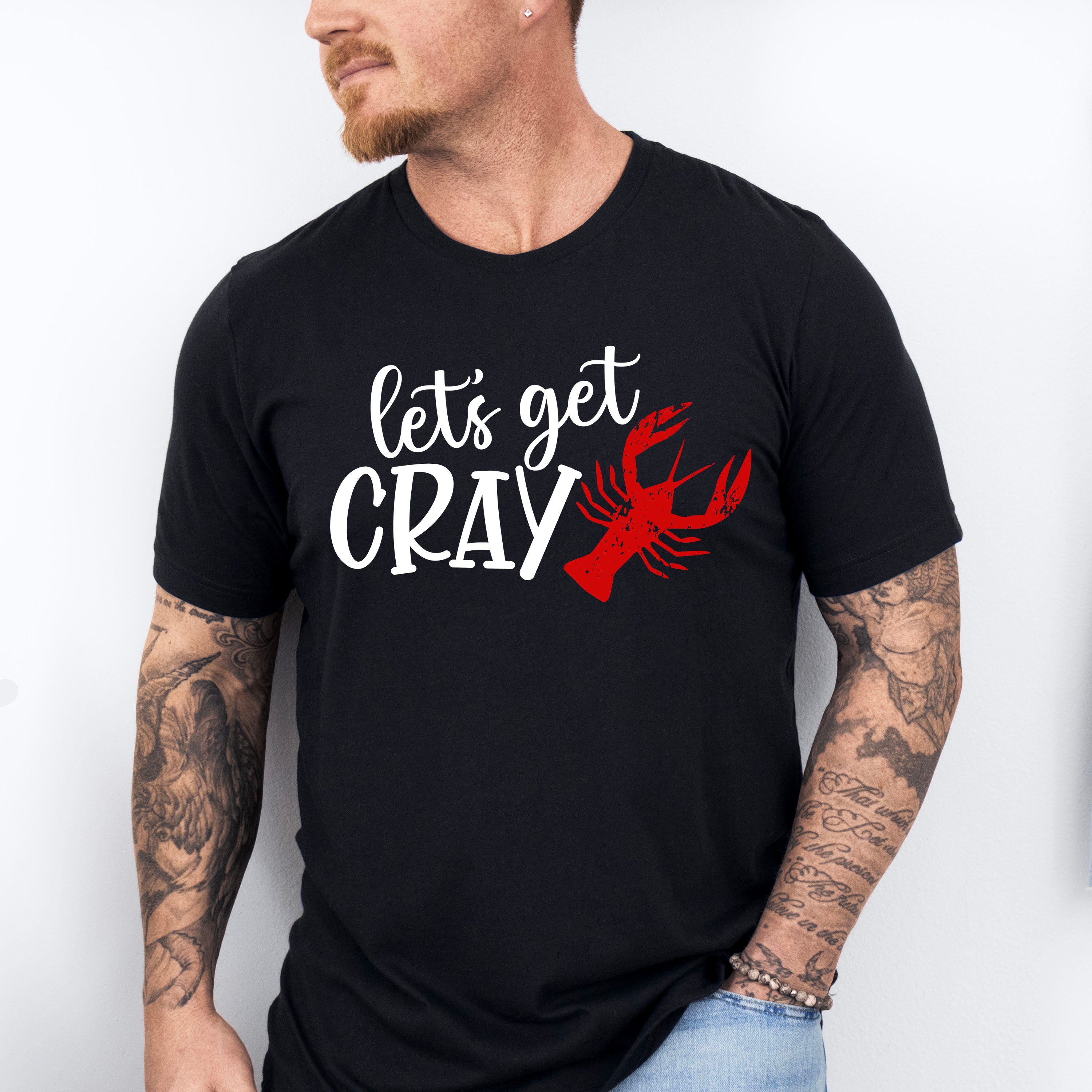 Let's Get Cray Crawfish - Crawfish Unisex Crewneck T-Shirt Sweatshirt Hoodie