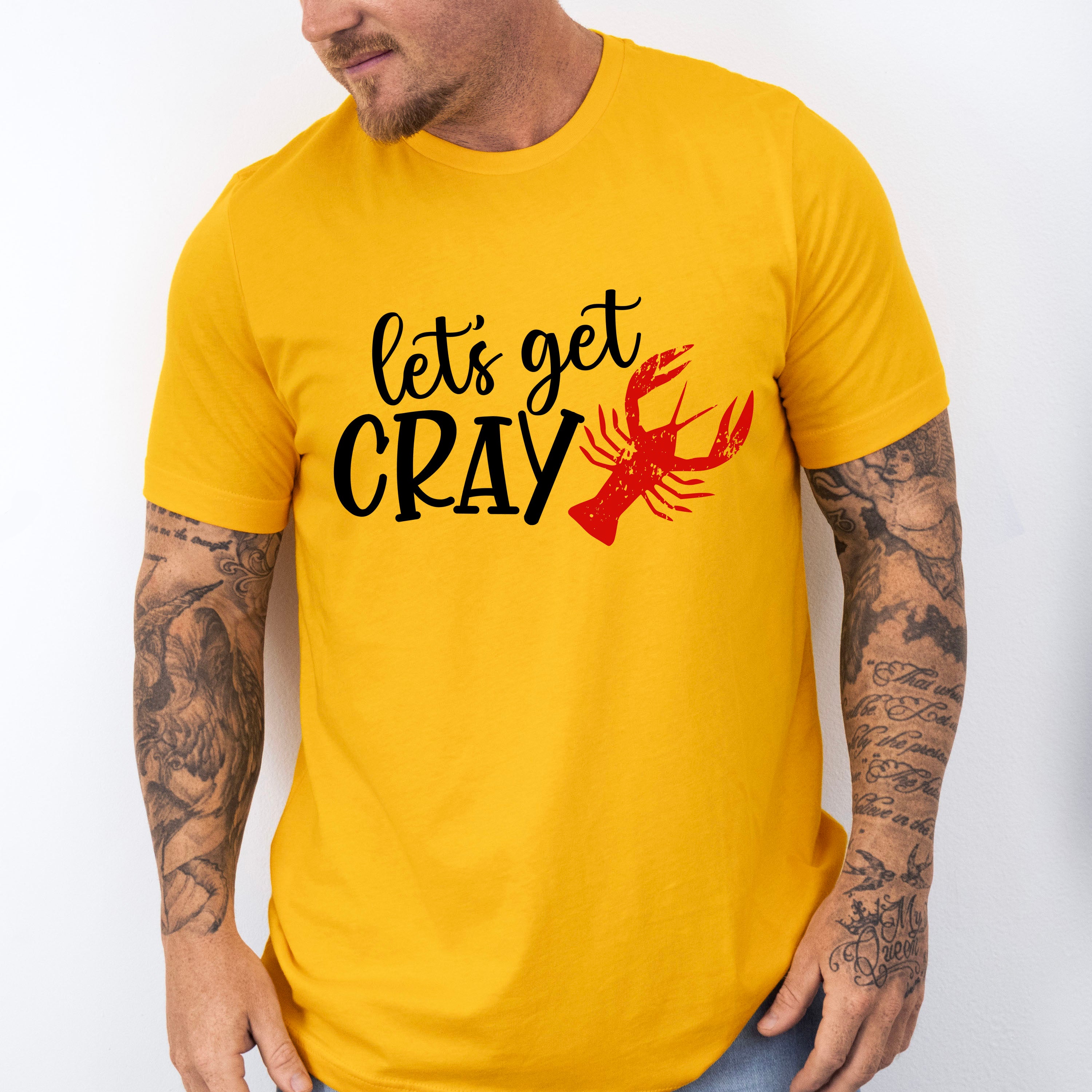 Let's Get Cray Crawfish - Crawfish Unisex Crewneck T-Shirt Sweatshirt Hoodie