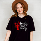 Feisty And Spicy - Crawfish Unisex Crewneck T-Shirt Sweatshirt Hoodie