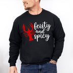 Feisty And Spicy - Crawfish Unisex Crewneck T-Shirt Sweatshirt Hoodie