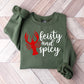 Feisty And Spicy - Crawfish Unisex Crewneck T-Shirt Sweatshirt Hoodie