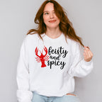 Feisty And Spicy - Crawfish Unisex Crewneck T-Shirt Sweatshirt Hoodie